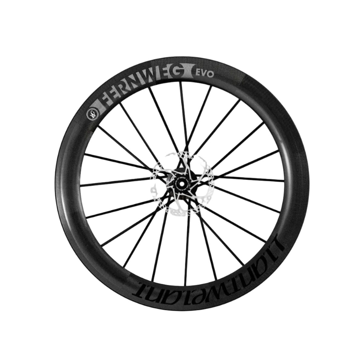 Lightweight FERNWEG 63 EVO Pro SCHWARZ Disc Brake Wheelset