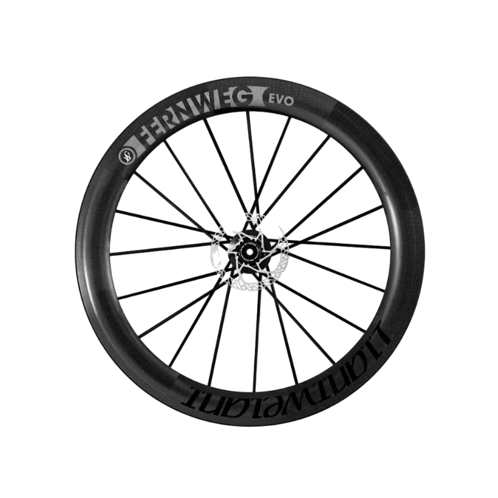 Lightweight FERNWEG 63 EVO Pro SCHWARZ Disc Brake Wheelset