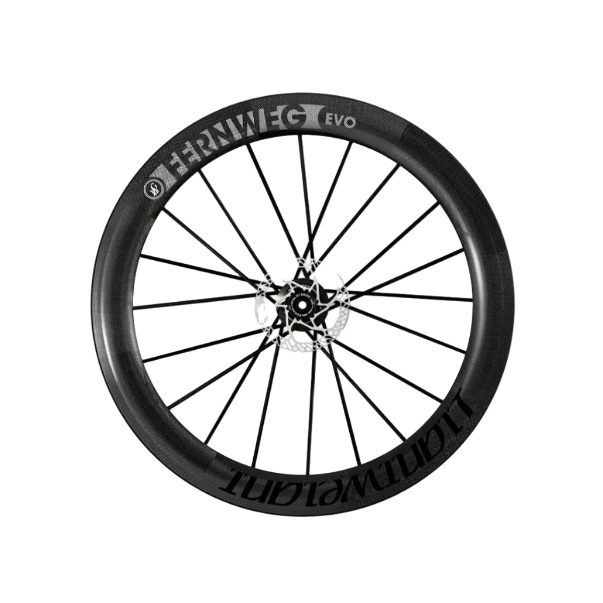 Lightweight FERNWEG 63 EVO Pro SCHWARZ Disc Brake Wheelset