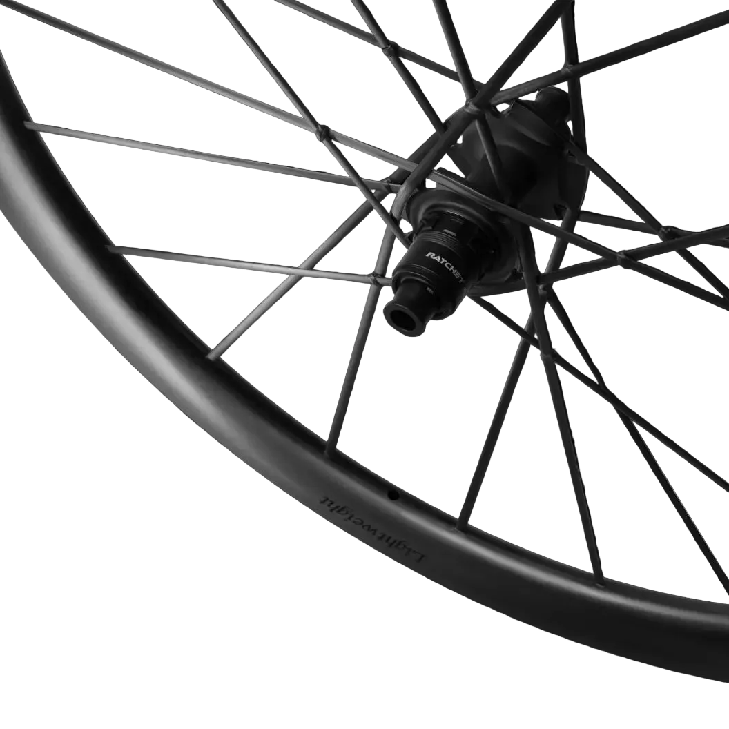 Lightweight Meilenstein Art Disc Brake Wheelset Schwarz Edition