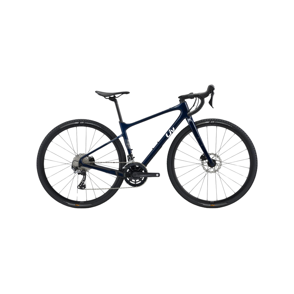 Liv Devote Advanced 2 碎石自行车 - 糖果色海军蓝
