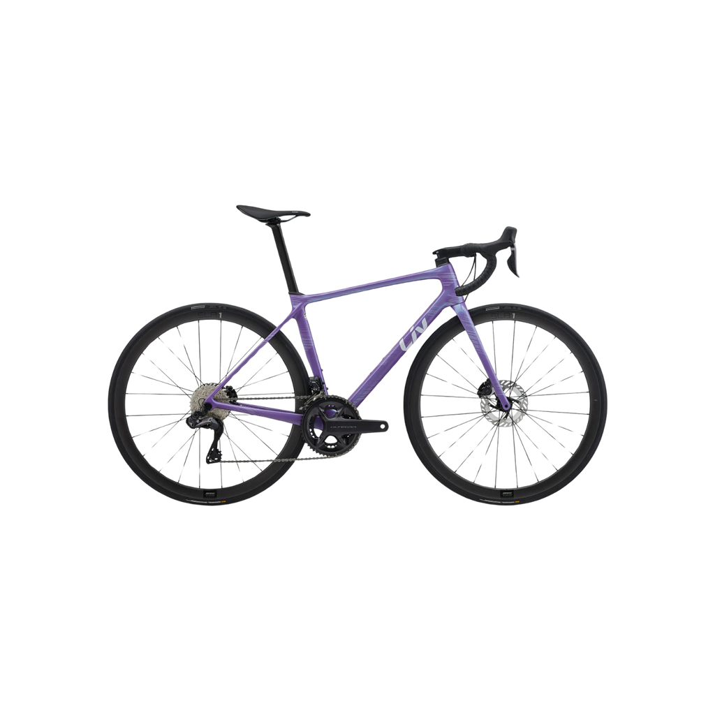 Liv Langma Advanced Pro 0 Disc Pro 紧凑型公路自行车 - 数字蓝紫色