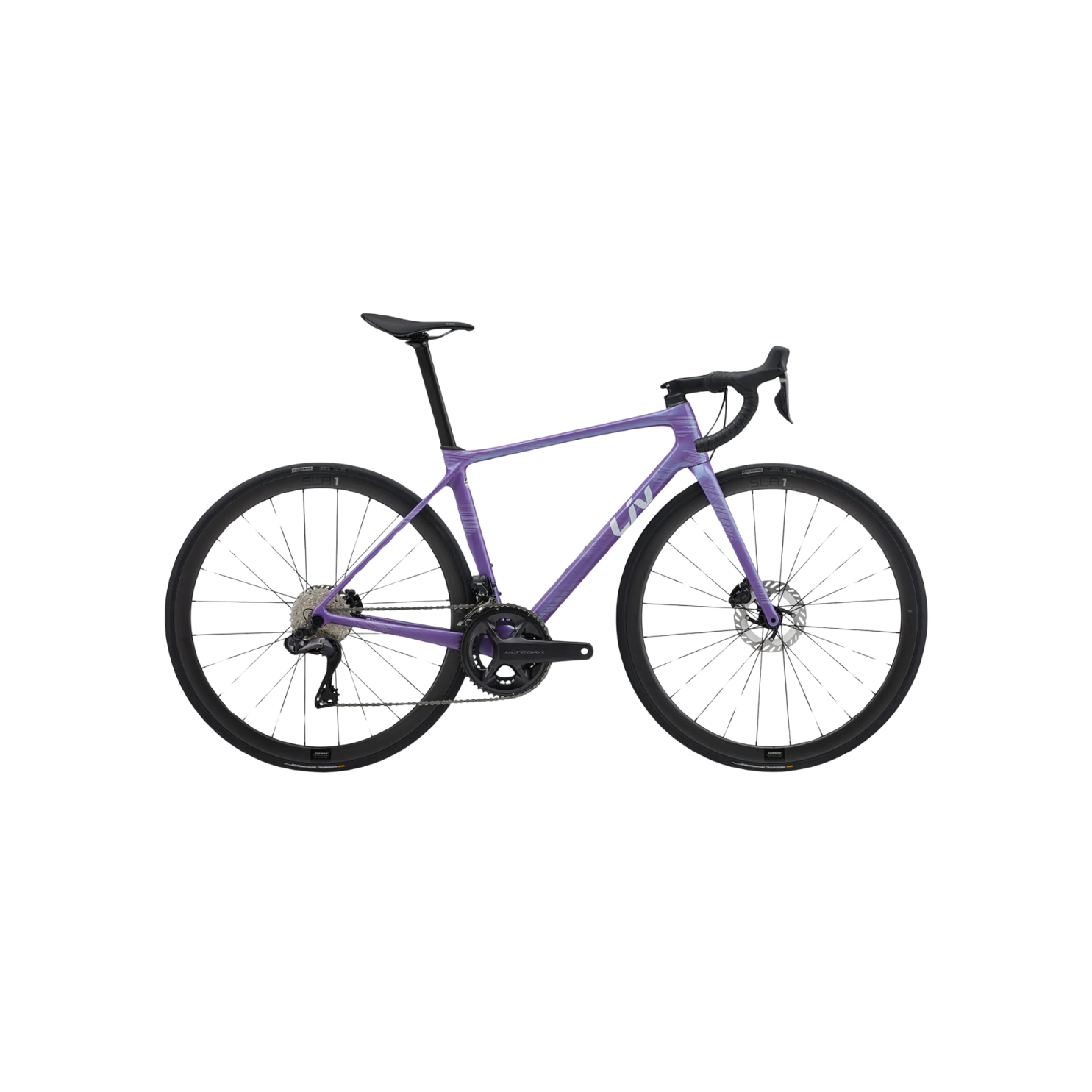 Liv Langma Advanced Pro 0 Disc Pro 紧凑型公路自行车 - 数字蓝紫色