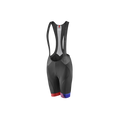 Liv Mirage Bib Shorts - Black/Coral/Blue