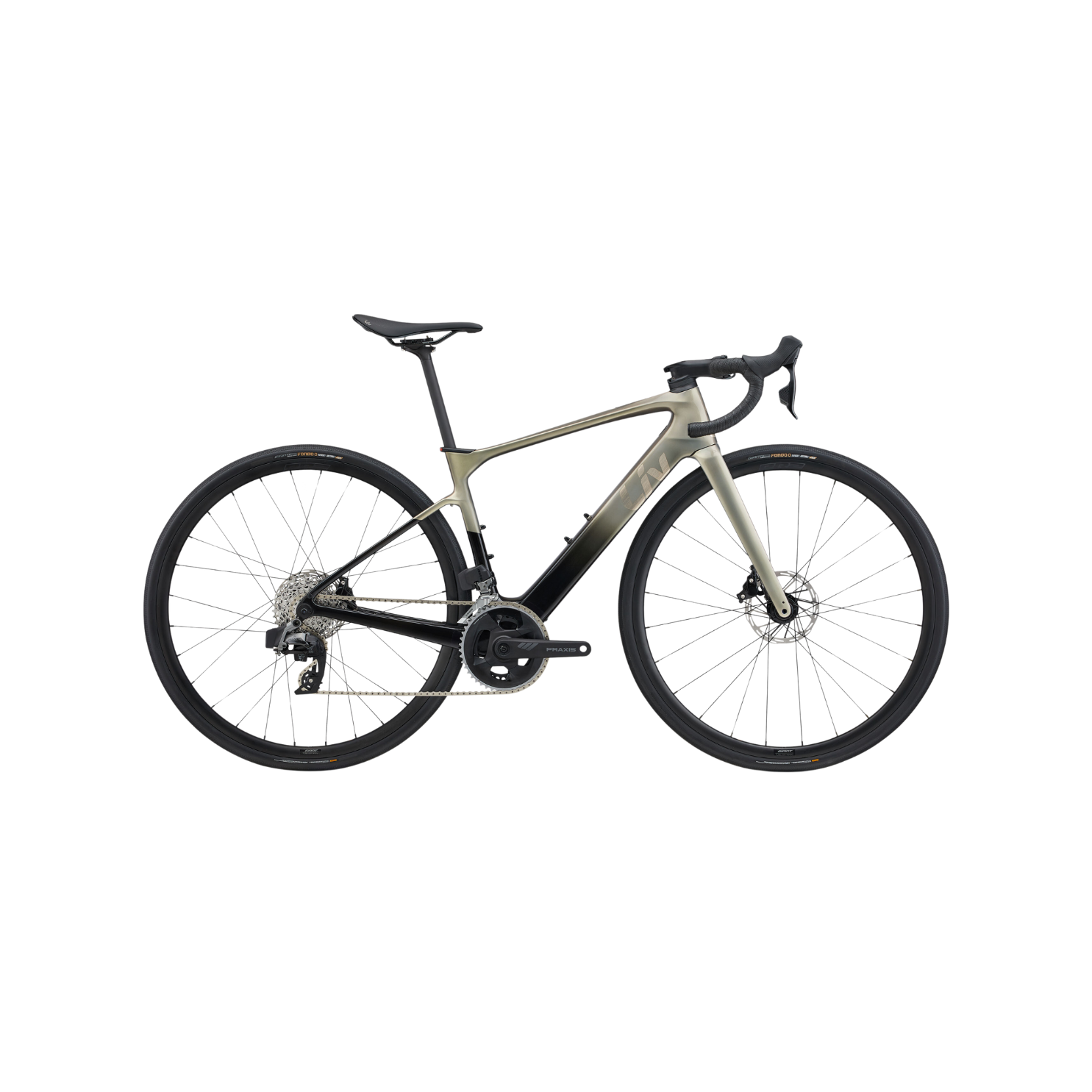 Liv Avail Advanced E+ Elite 2 电动自行车 - Golden Haze