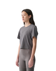 MAAP Women's Alt_Road Cropped Tee - Monolith