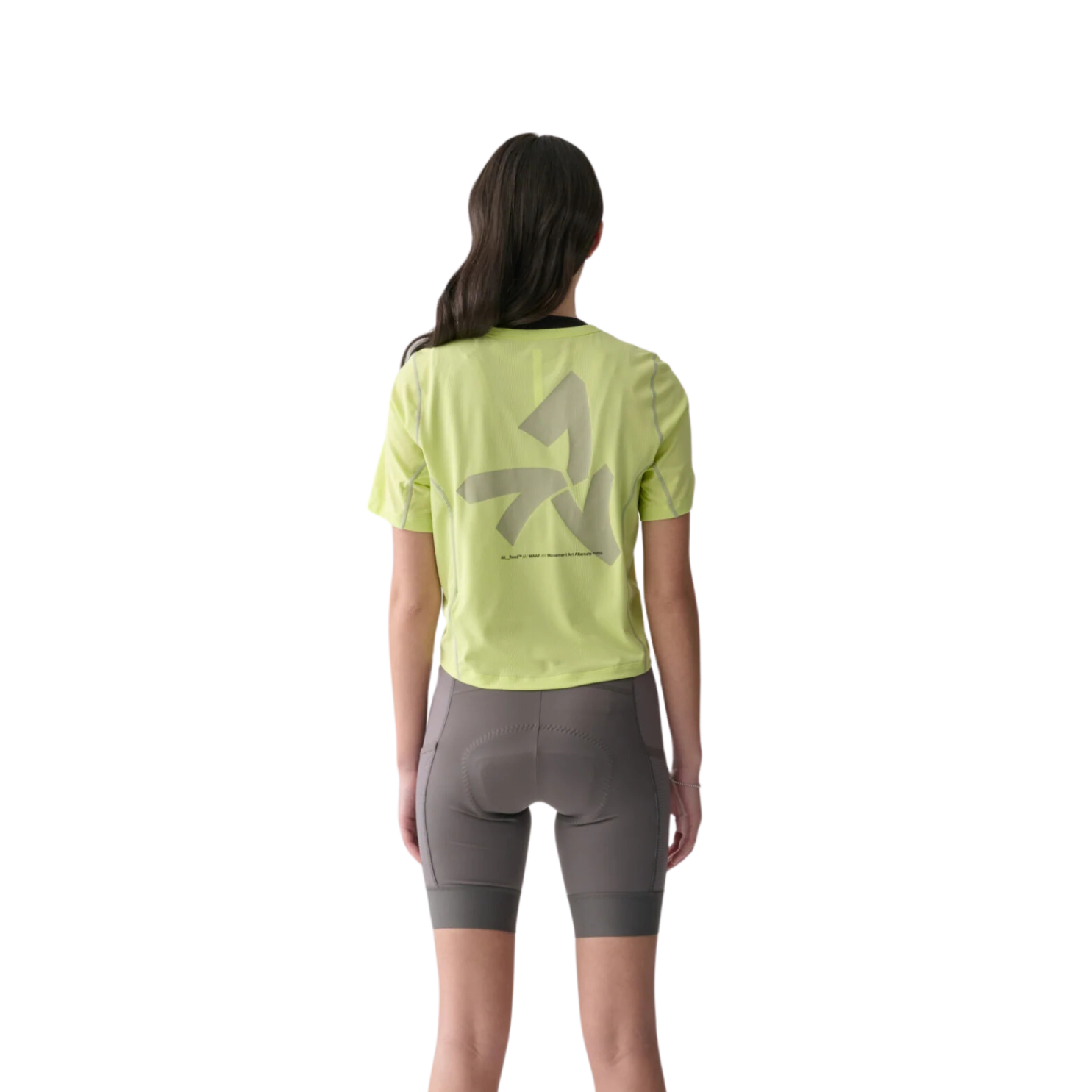 MAAP 女士 Alt_Road 短款 T 恤 - 暗影黄绿色