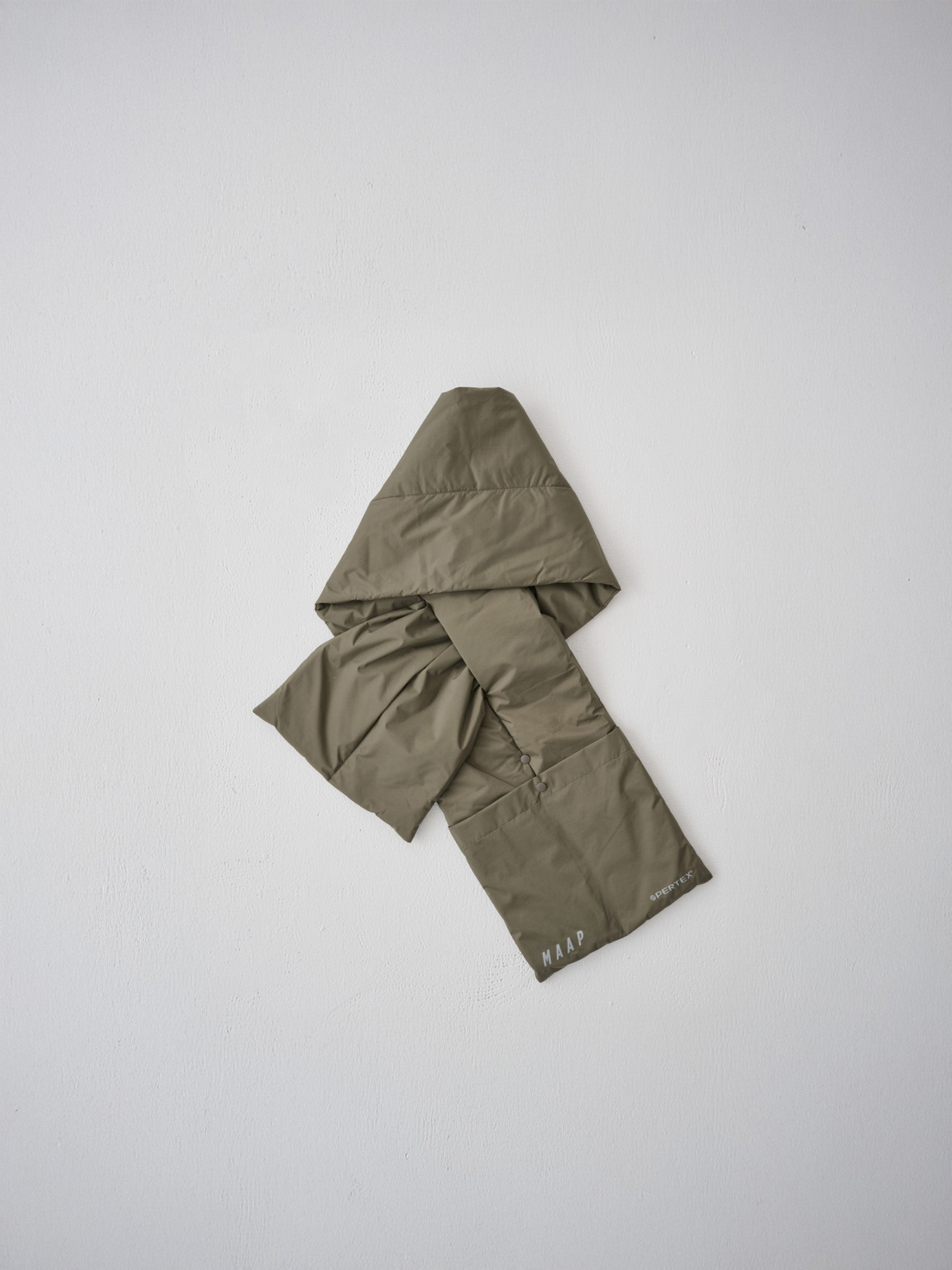 MAAP Transit Puffer Scarf - Olive
