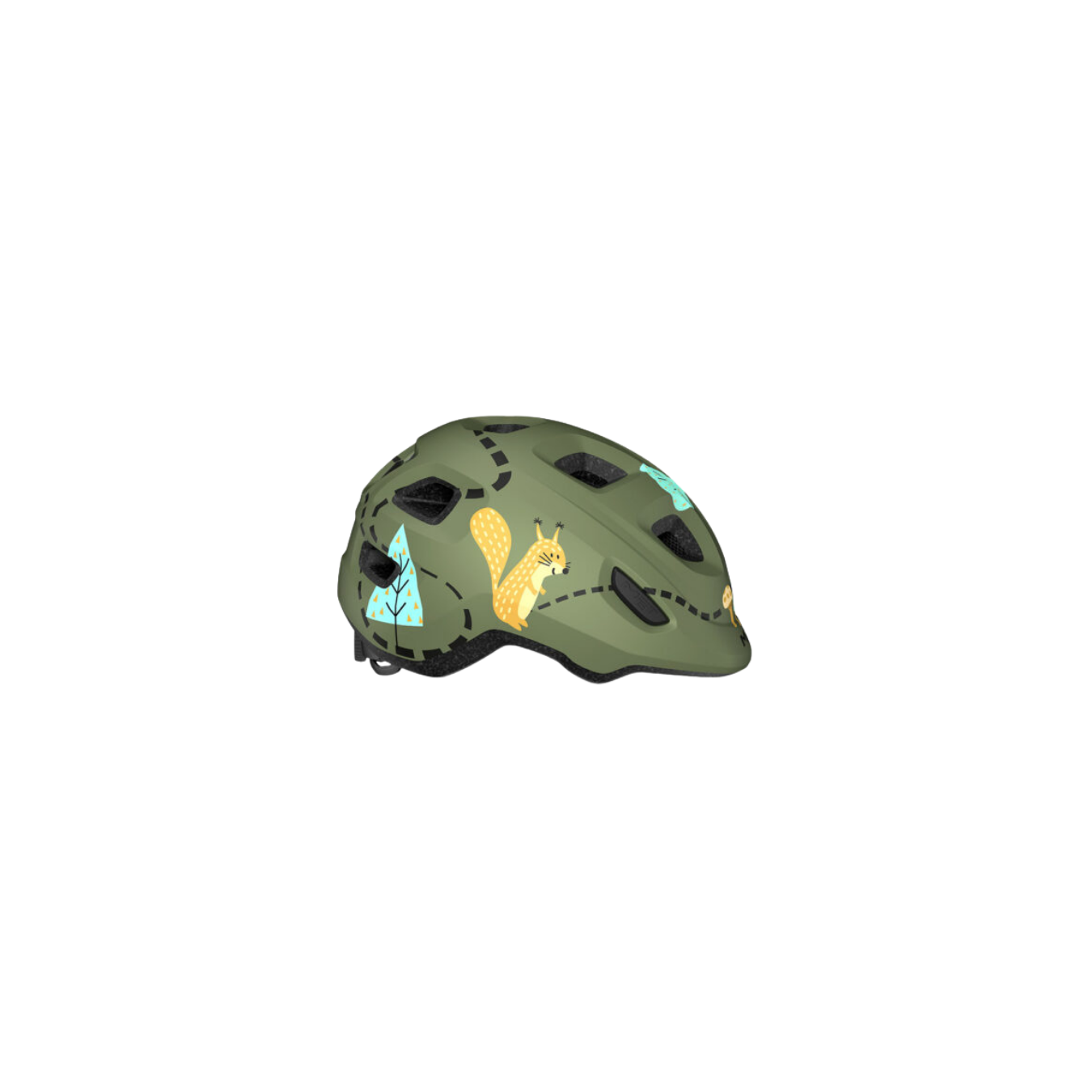 MET Hooray Kids Helmet - Green Forest