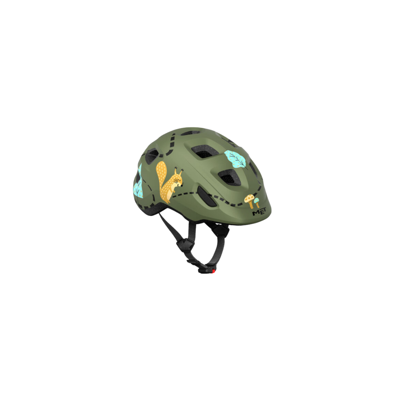MET Hooray Kids Helmet - Green Forest