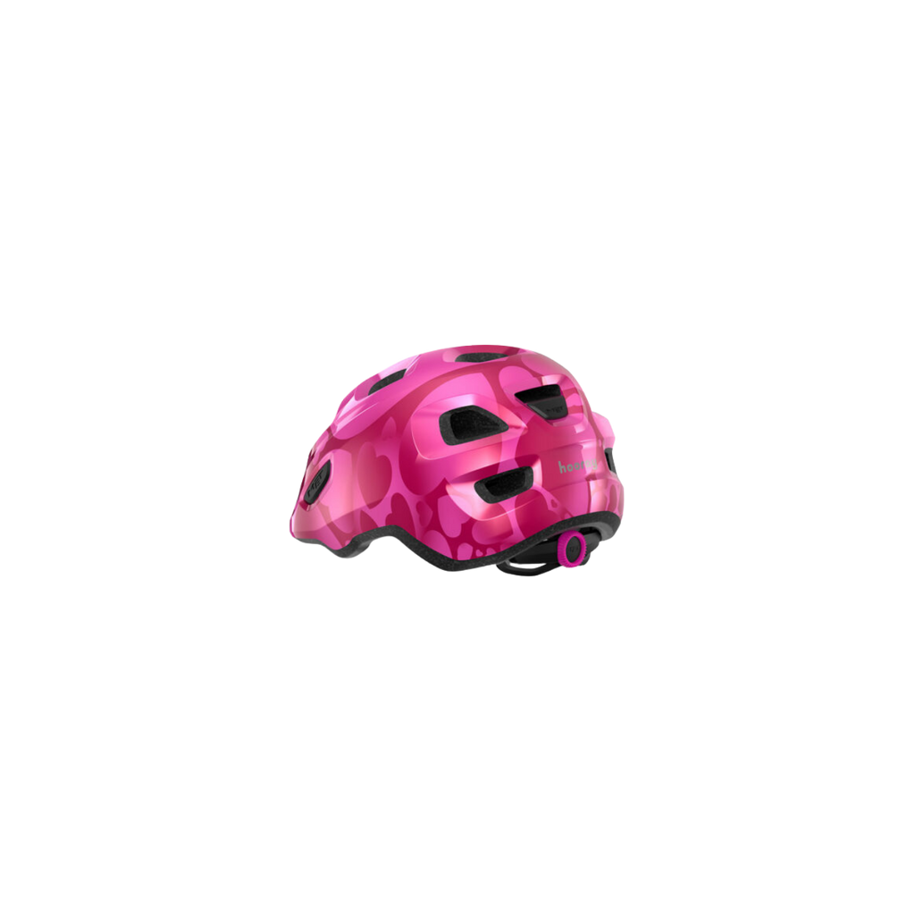 MET Hooray Kids Helmet - Pink Hearts