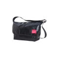 Manhattan Portage Vinyl Vintage Messenger Bag - Black