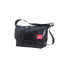 Manhattan Portage Vinyl Vintage Messenger Bag - Black