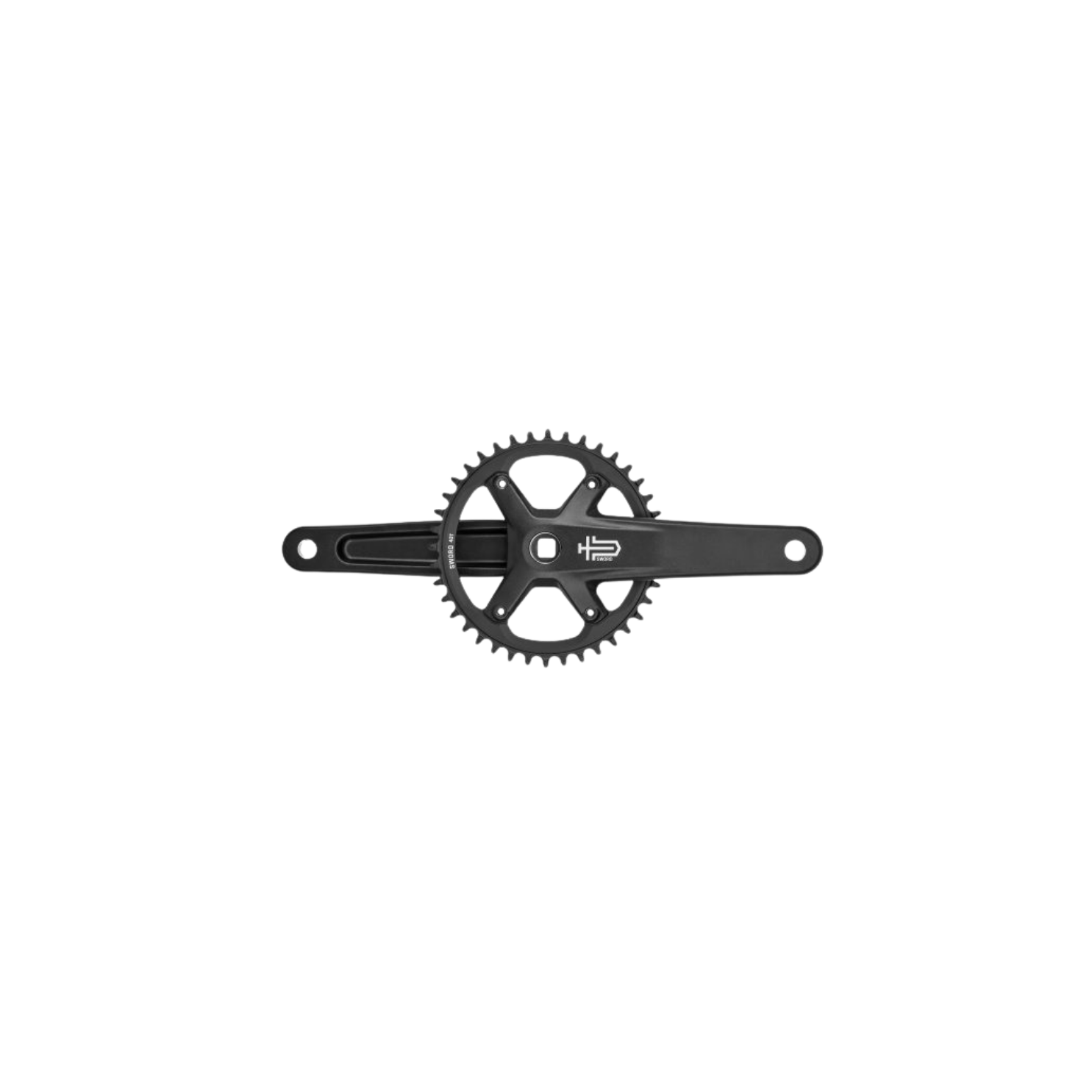 Microshift Sword Black 1x 40T Square Taper Crankset