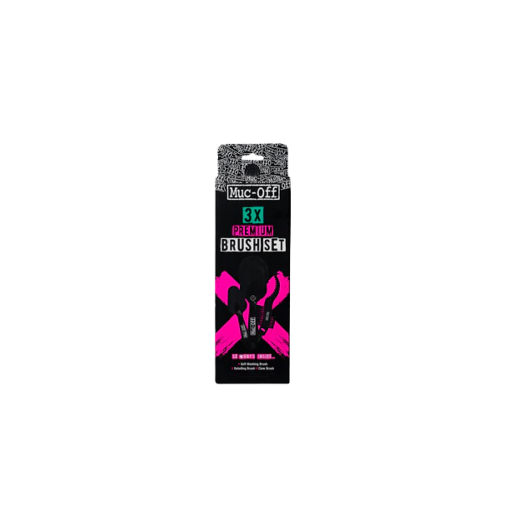 Muc-Off 3x Premium Brush Set