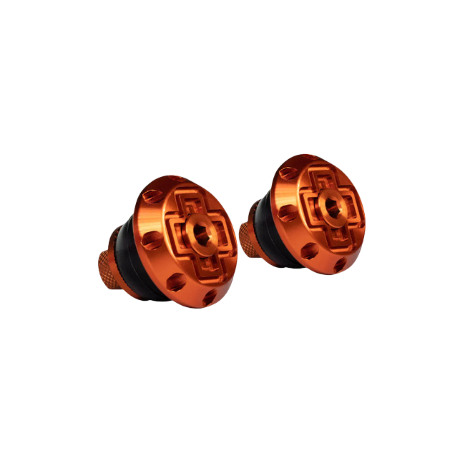 Muc-Off Disco Bar End Plugs - Orange
