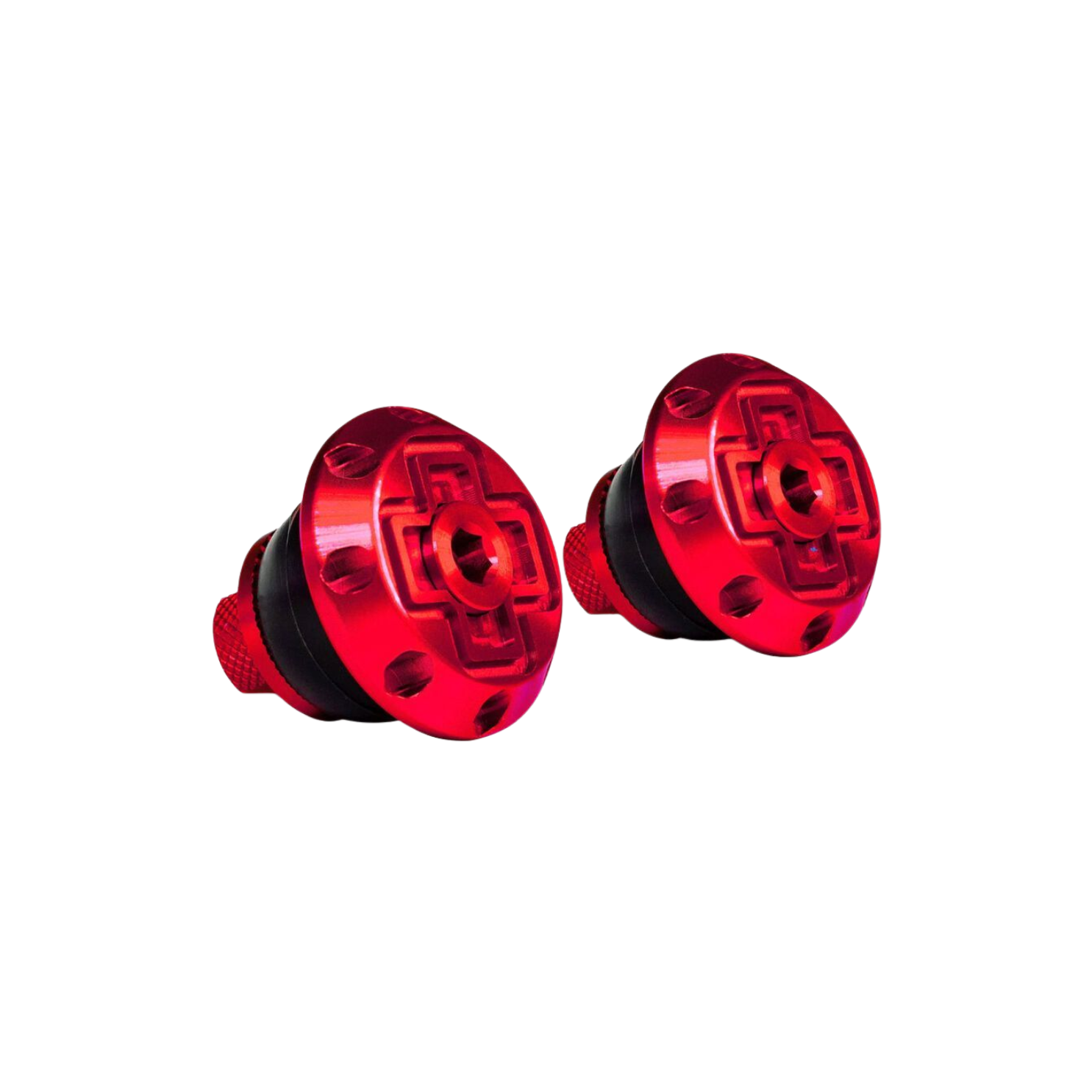 Muc-Off Disco Bar End Plugs - Red