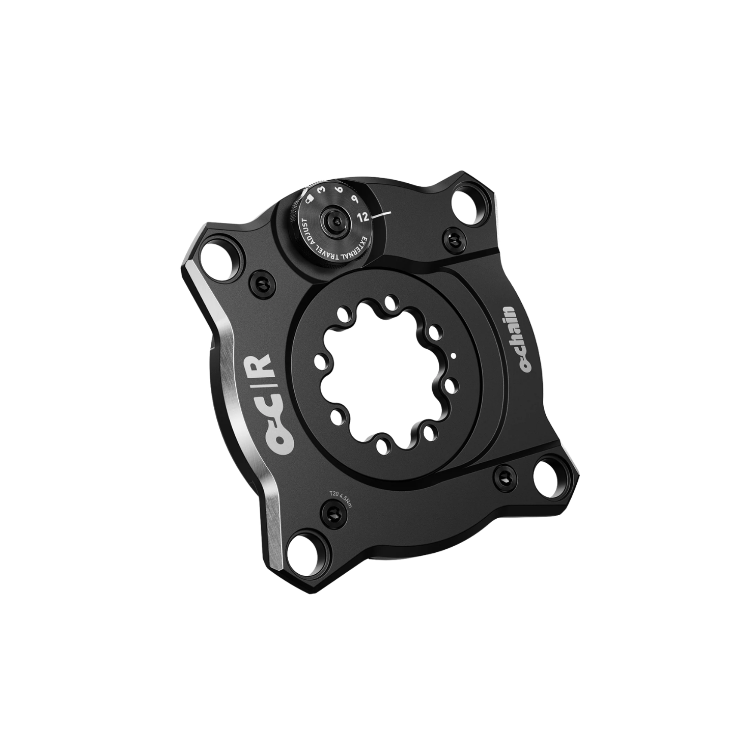 Ochain R External Travel Adjust Direct Mount interface Spider 104bcd 8bolt - Black