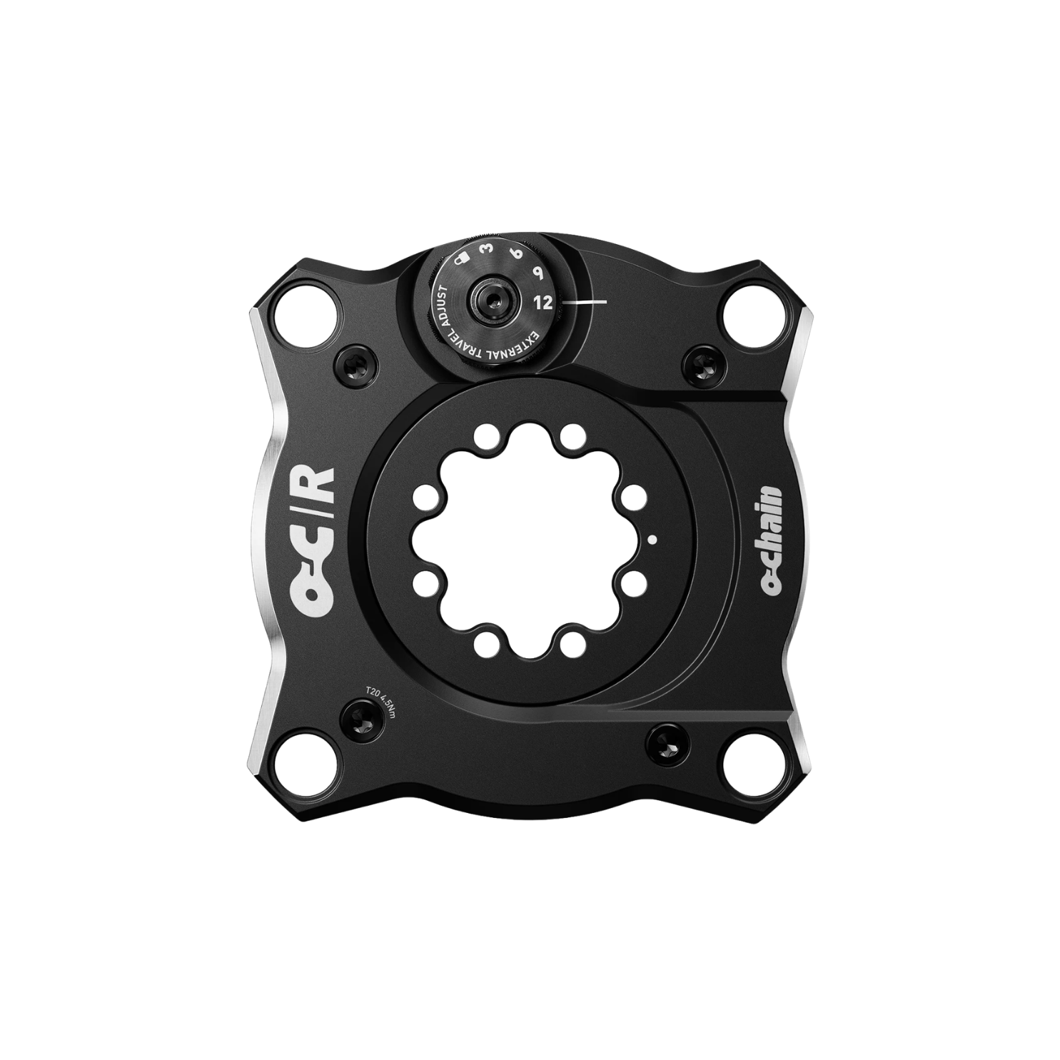 Ochain R External Travel Adjust Direct Mount interface Spider 104bcd 8bolt - Black