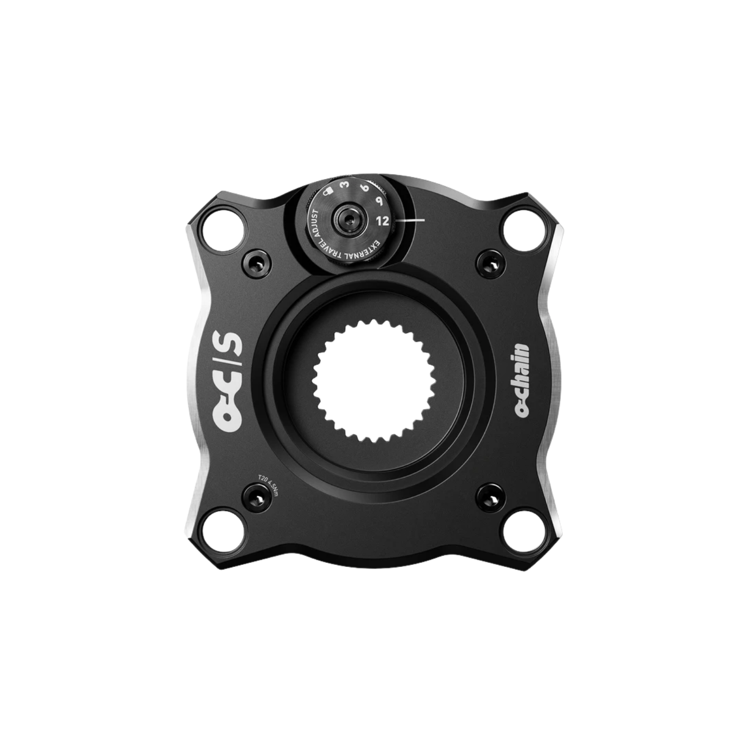 Ochain S External Travel Adjust Direct Mount interface Spider 104bcd - Black