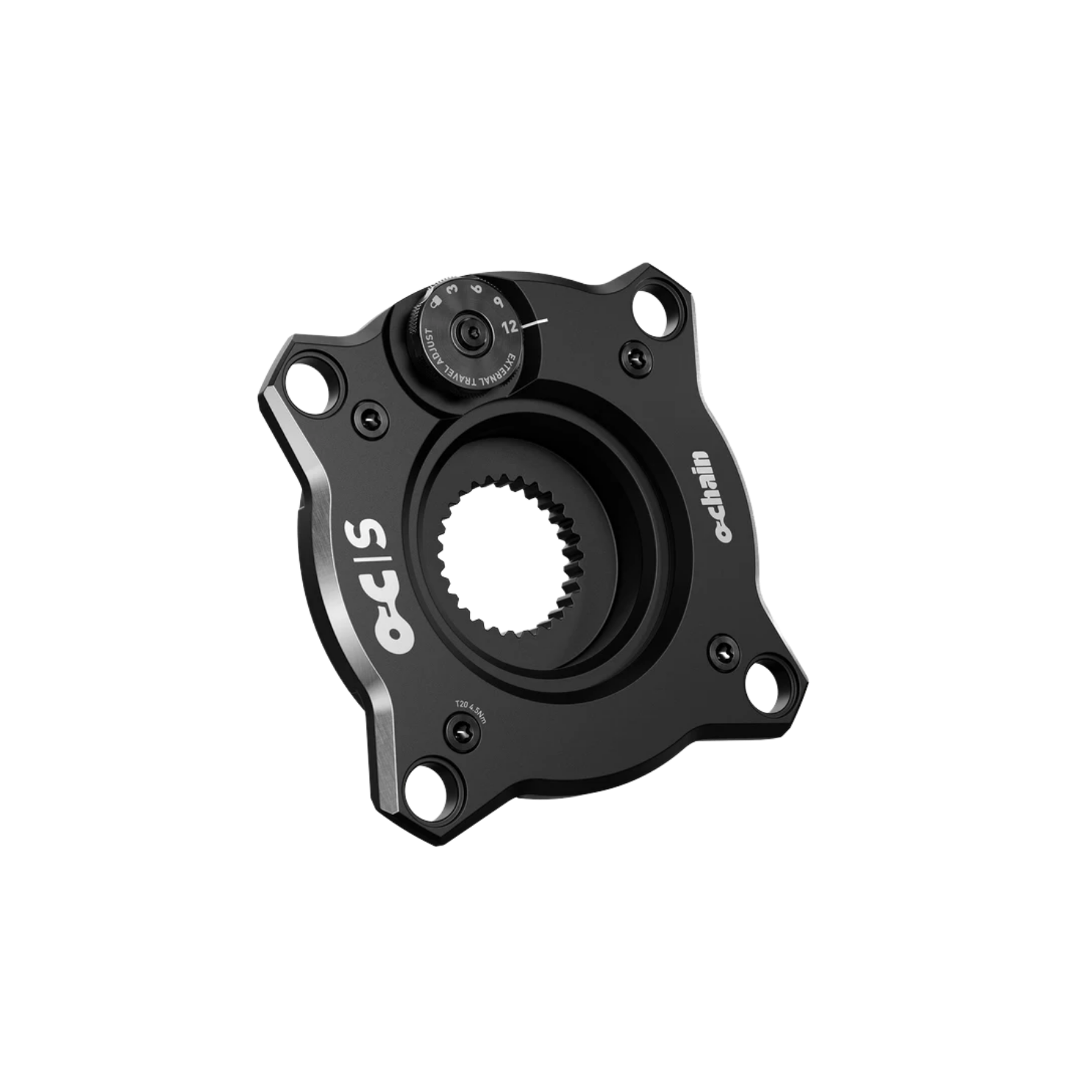 Ochain S External Travel Adjust Direct Mount interface Spider 104bcd - Black