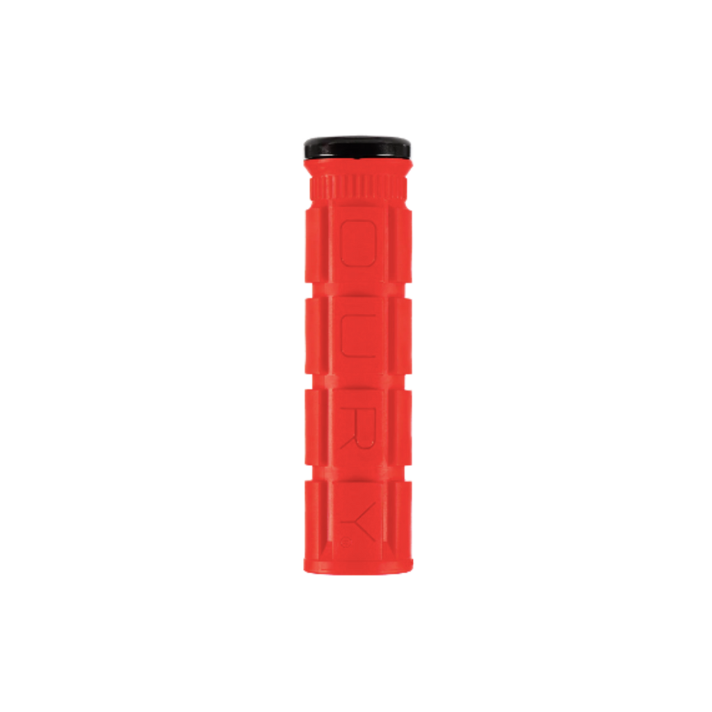 Oury Single Clamp Lock-On Grips - Candy Red