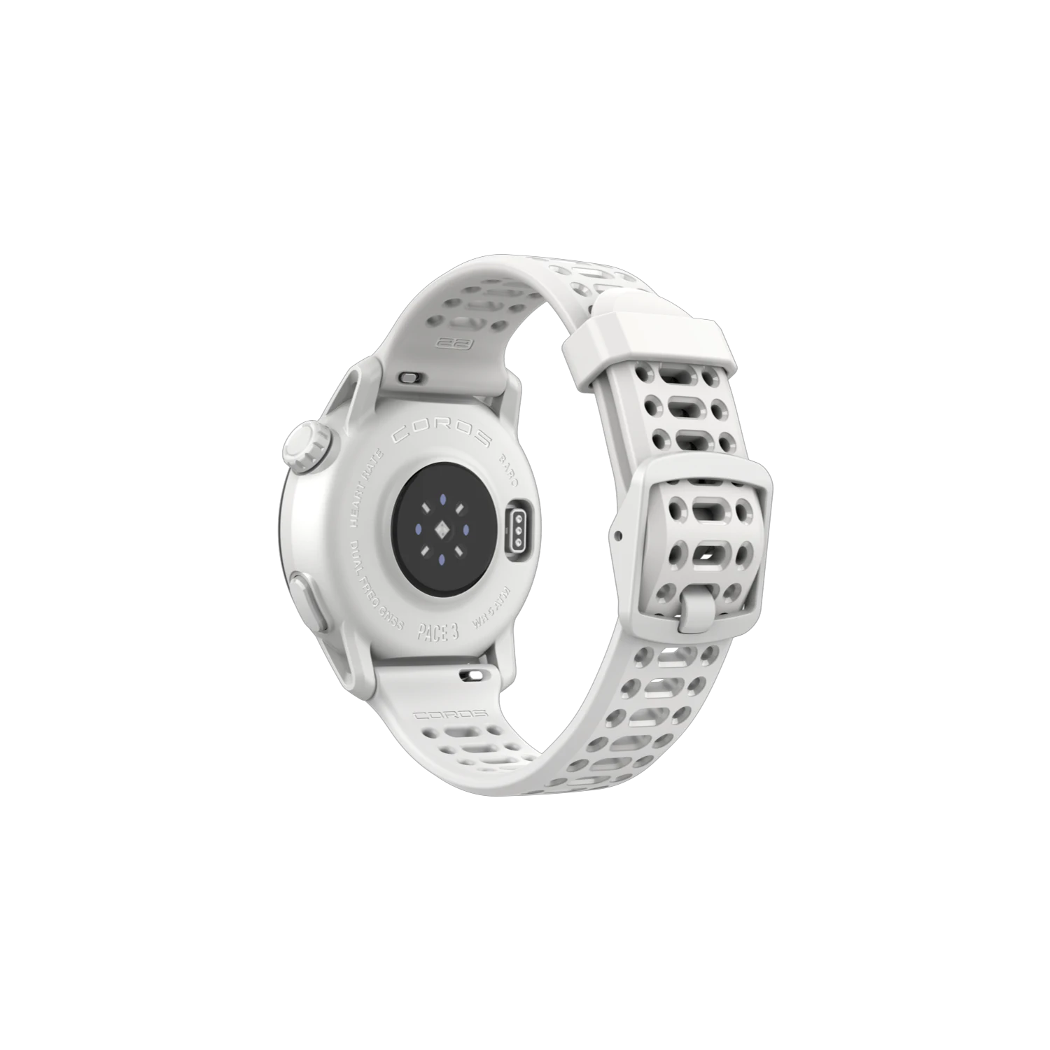 Coros Pace 3 Gps Sport Watch - White Silicon Band