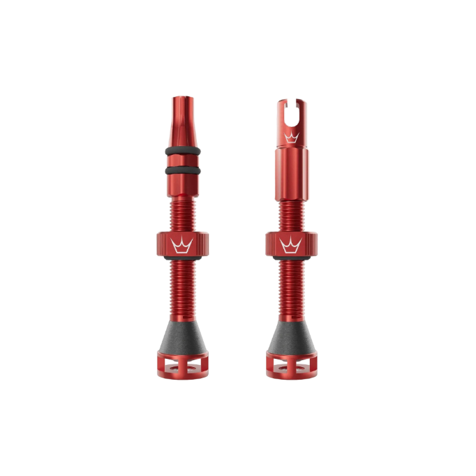 Peaty's Holeshot Fast Flow Tubeless Valves - Red