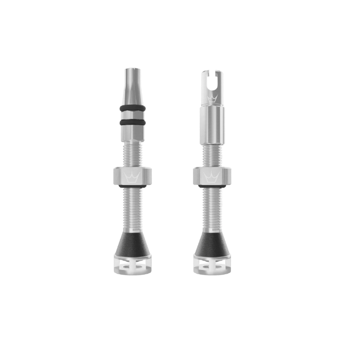 Peaty's Holeshot Fast Flow Tubeless Valves - Silver