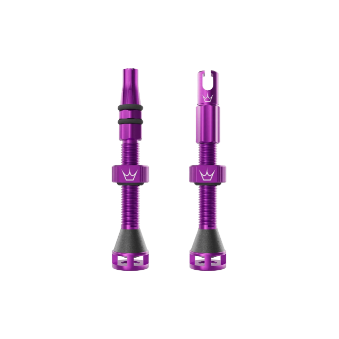 Peaty's Holeshot Fast Flow Tubeless Valves - Violet