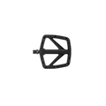 PNW Range Composite Pedals - Blackout Black