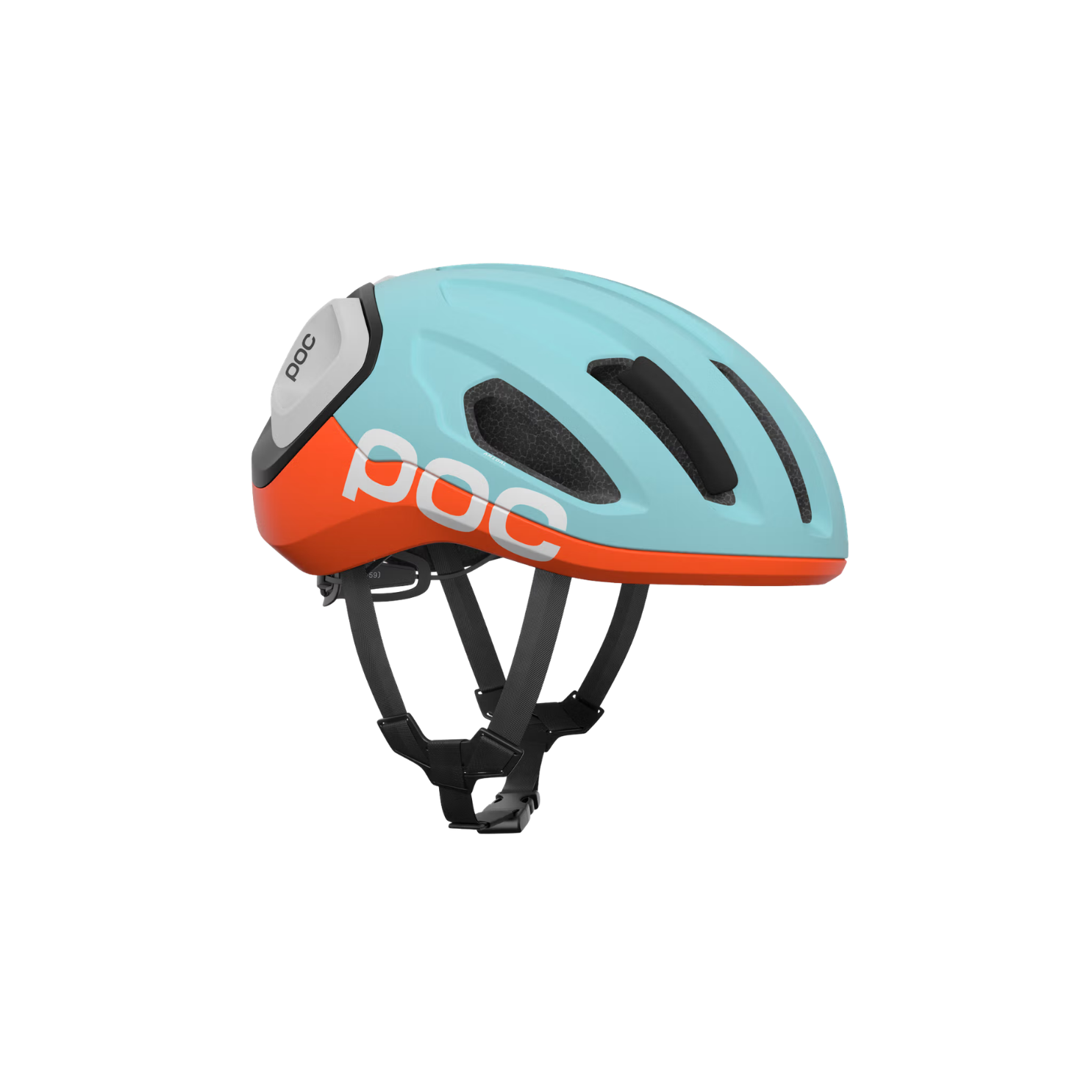 POC Amidal Helmet - Indicolite Blue Matt/Carnelian Orange Matt
