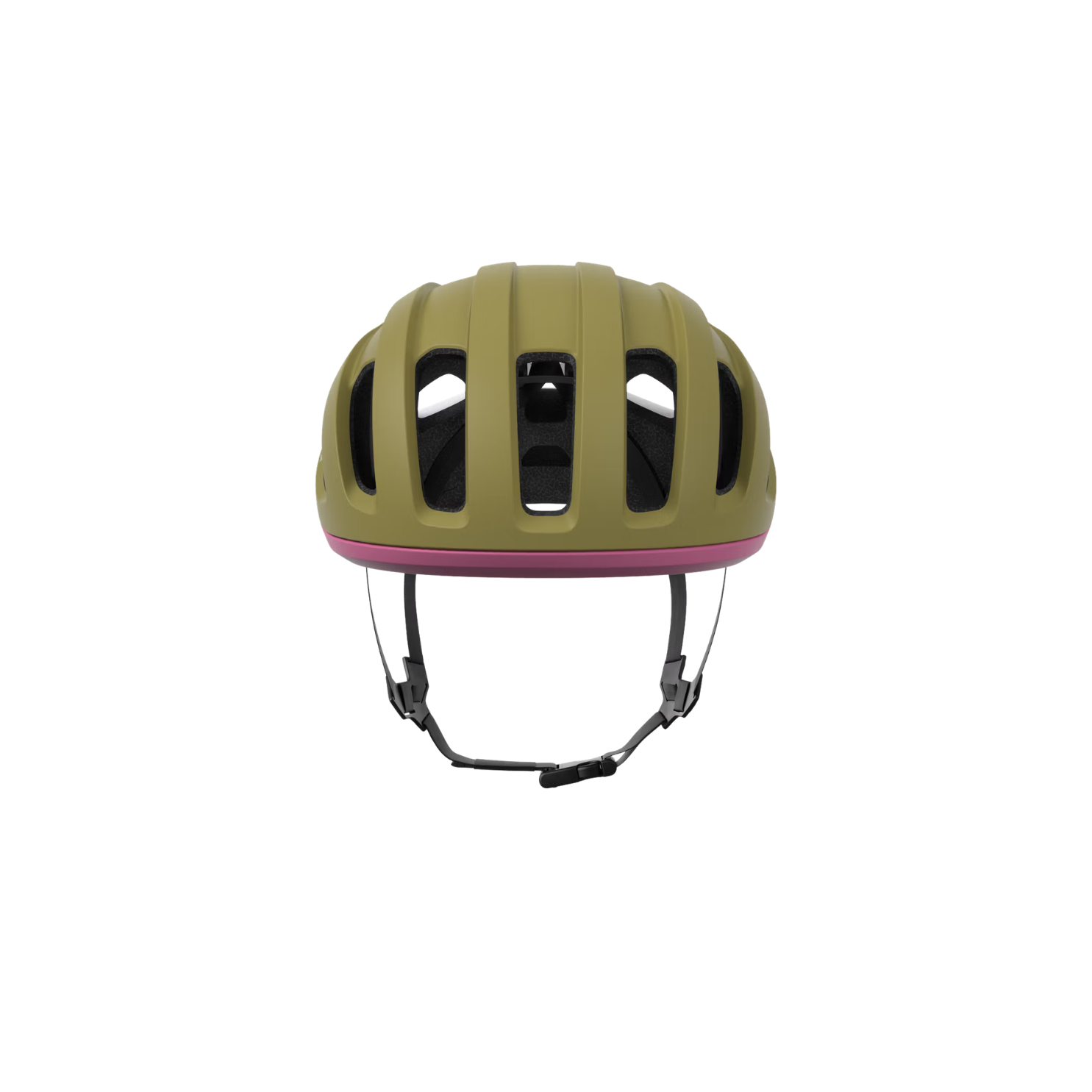 POC Amidal Helmet - Olivine Green Matt/Thulite Pink Matt