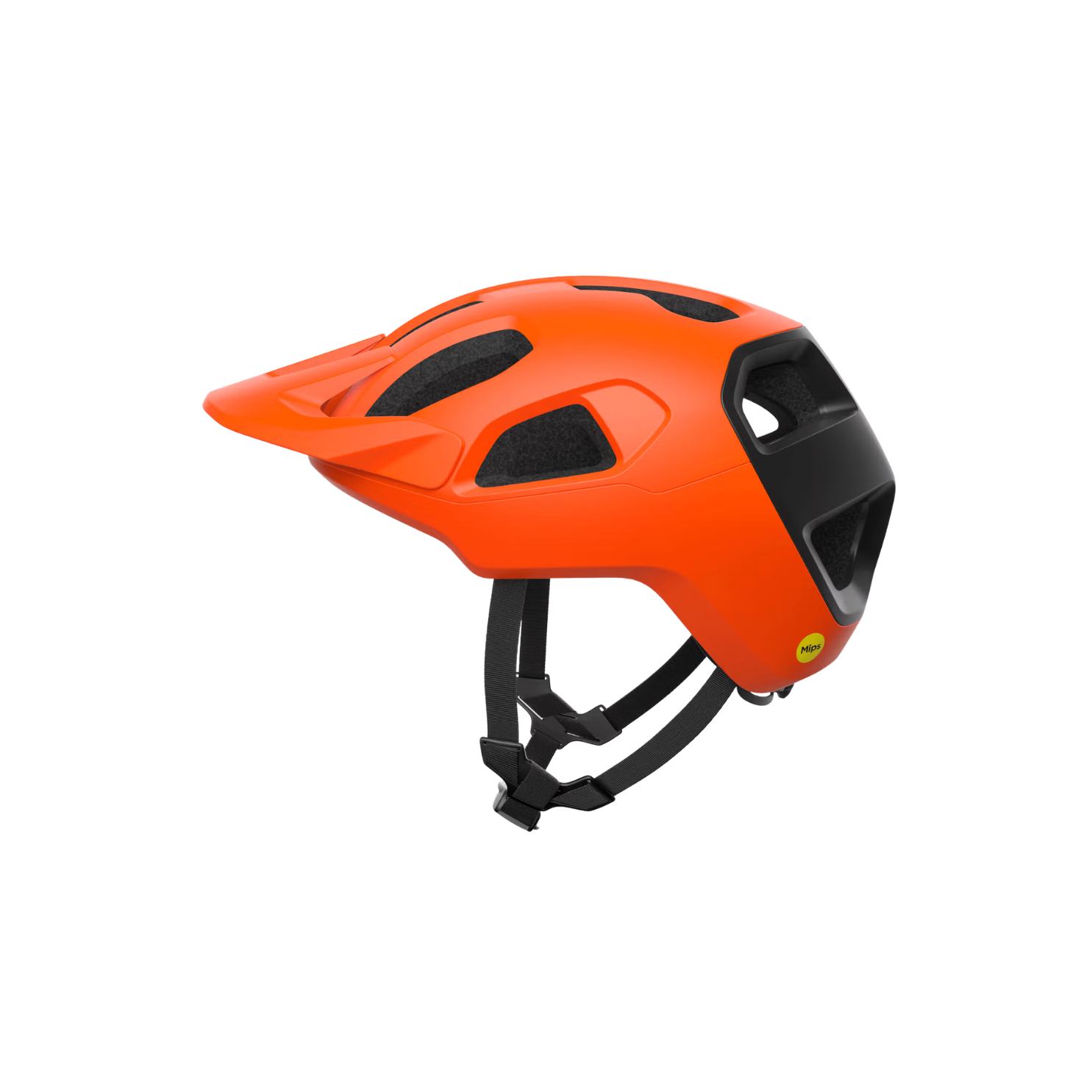 POC Cularis MTB Helmet - Fluorescent Orange Matt/Uranium Black Matt