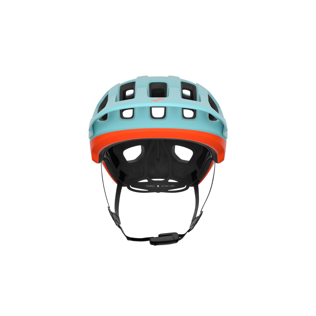 POC Cularis MTB Helmet - Indicolite Blue Matt/Carnelian Orange Matt