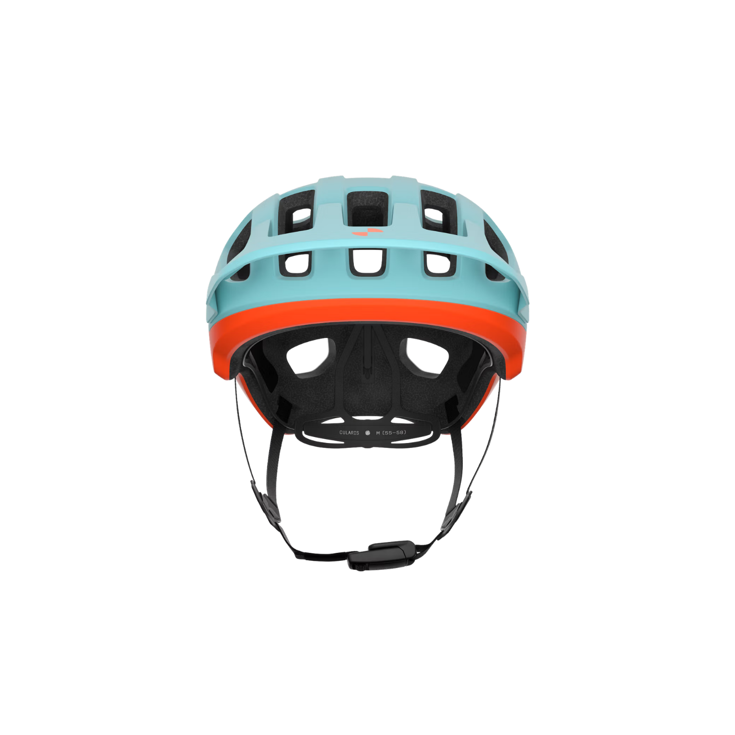 POC Cularis MTB Helmet - Indicolite Blue Matt/Carnelian Orange Matt