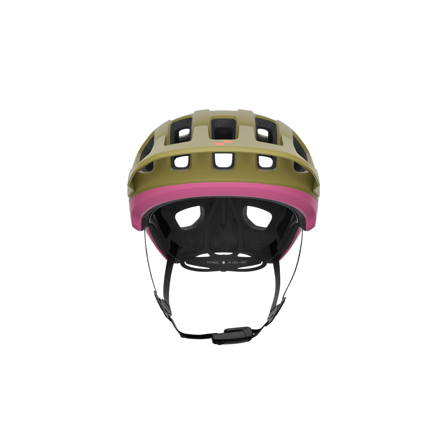 POC Cularis MTB Helmet - Olivine Green Matt/Thulite Pink Matt