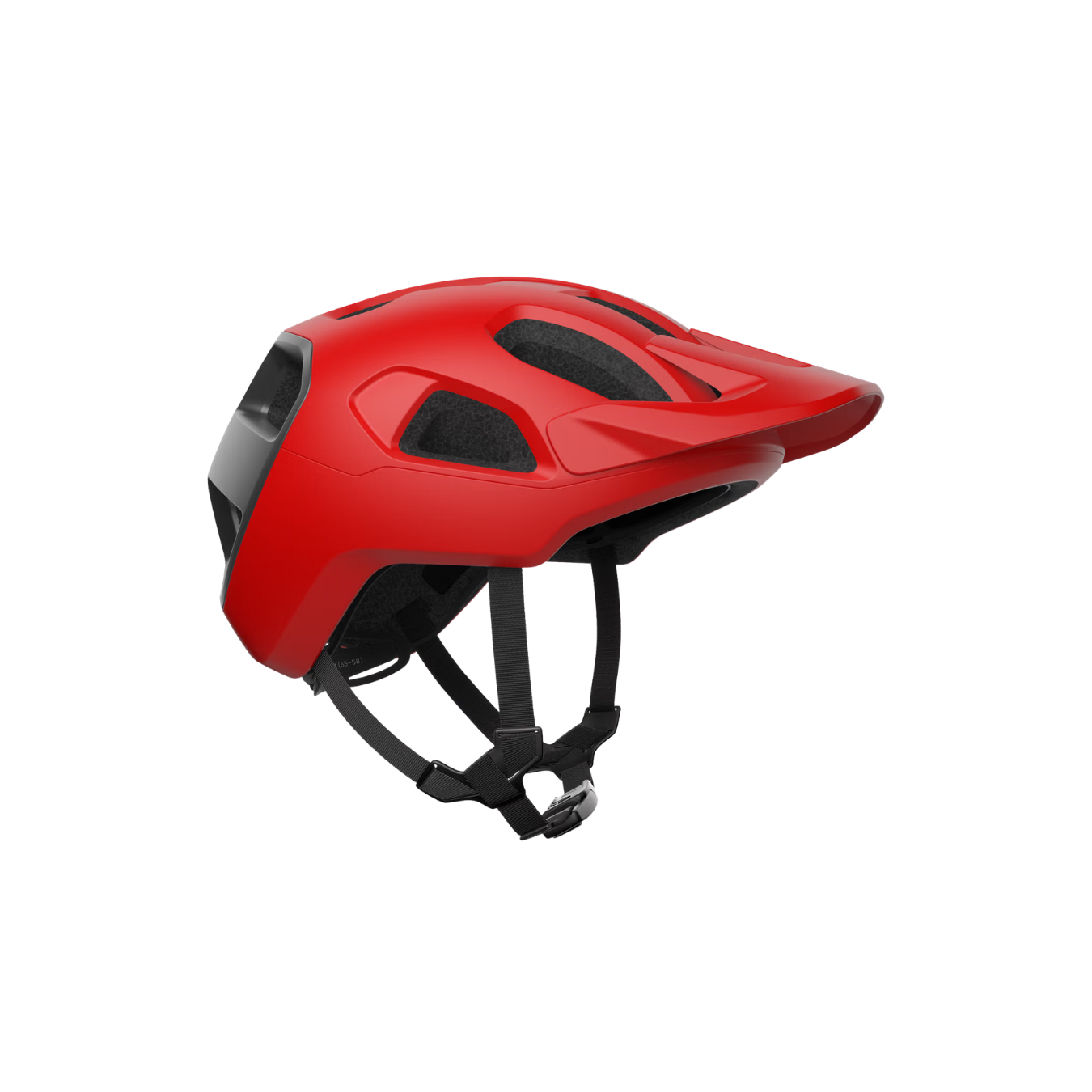 POC Cularis MTB Helmet - Prismane Red Matt/Uranium Black Matt
