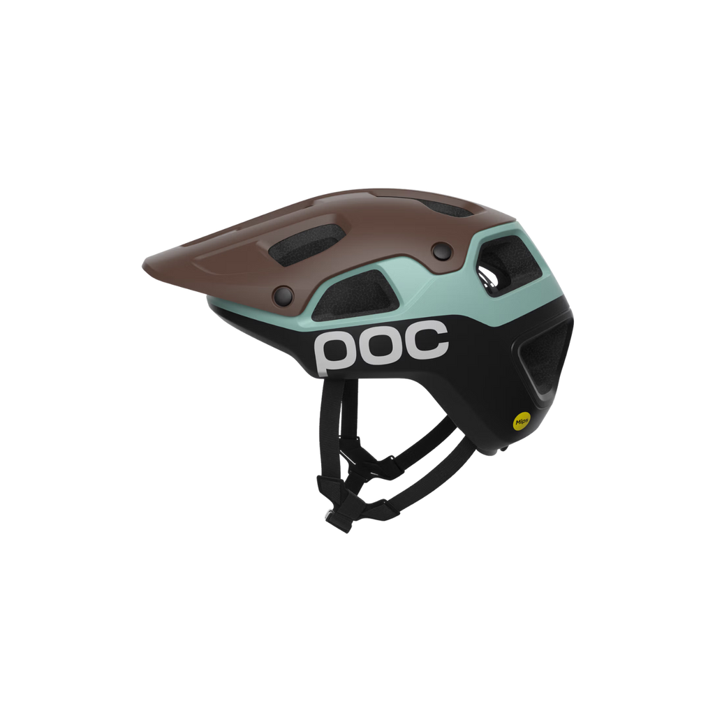 POC Cularis Pure MTB Helmet - Bronzite Brown Matt/Lazurite Blue Matt