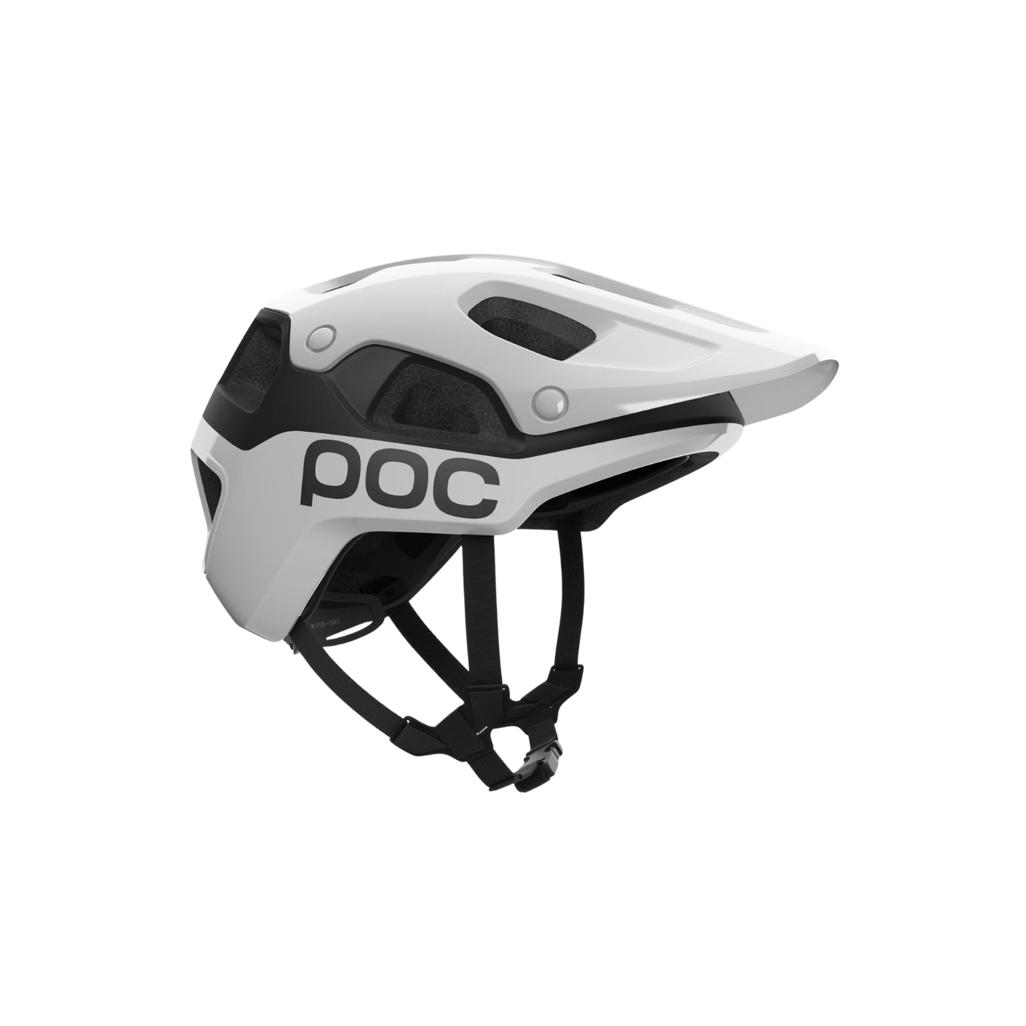 POC Cularis Pure MTB Helmet - Hydrogen White/Uranium Black Matt