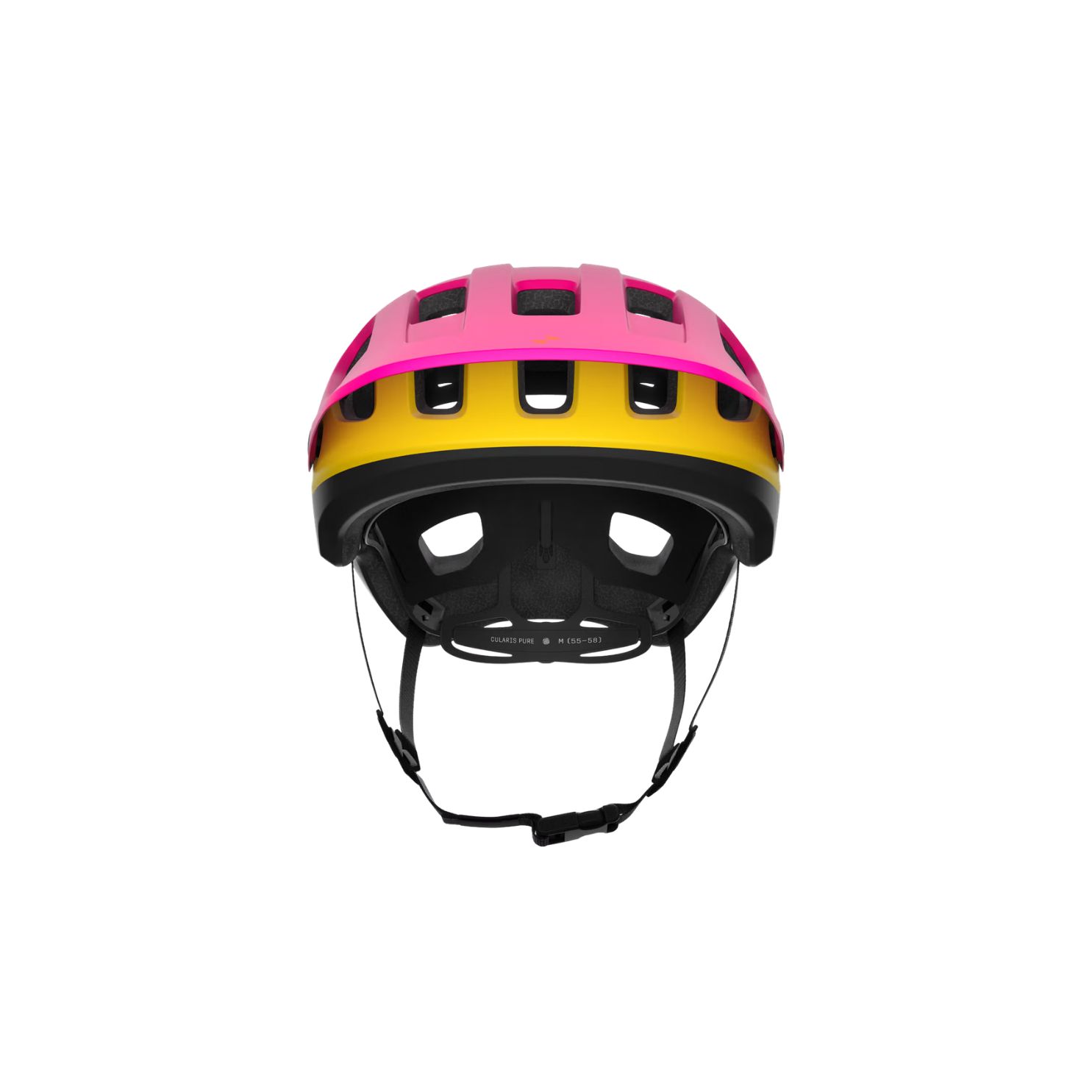 POC Cularis Pure MTB Helmet - Rhos Red Matt/Citrine Yellow Matt