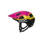 POC Cularis Pure MTB Helmet - Rhos Red Matt/Citrine Yellow Matt