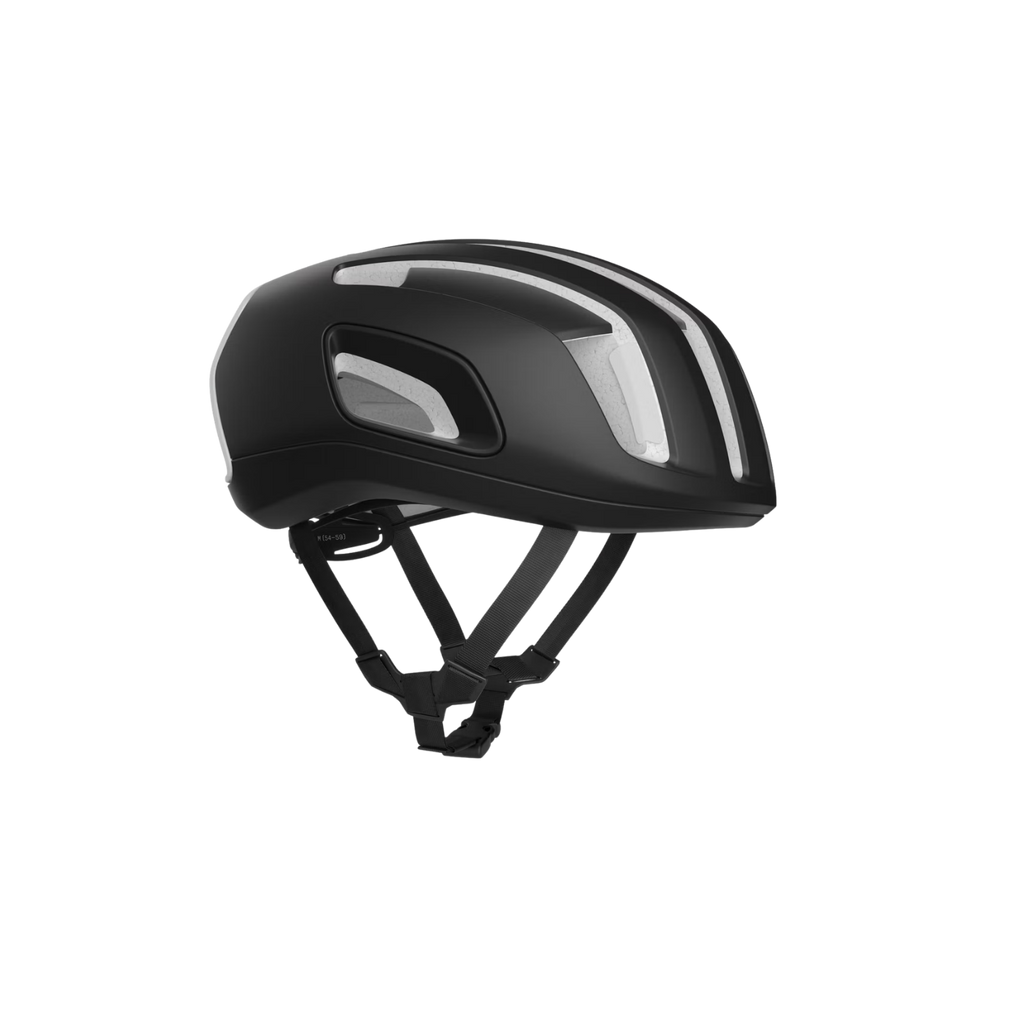 POC Cytal Helmet - Uranium Black Matt/Hydrogen White w. Logo