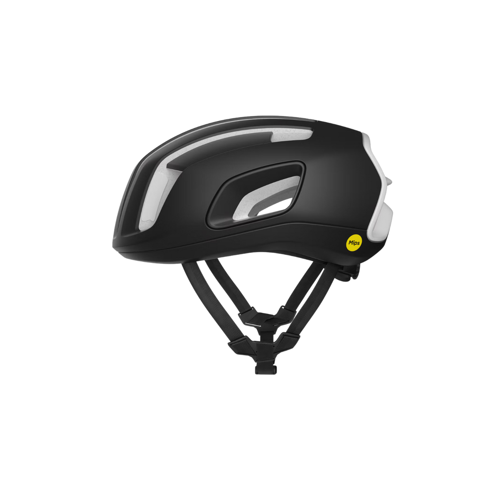 POC Cytal Helmet - Uranium Black Matt/Hydrogen White w. Logo