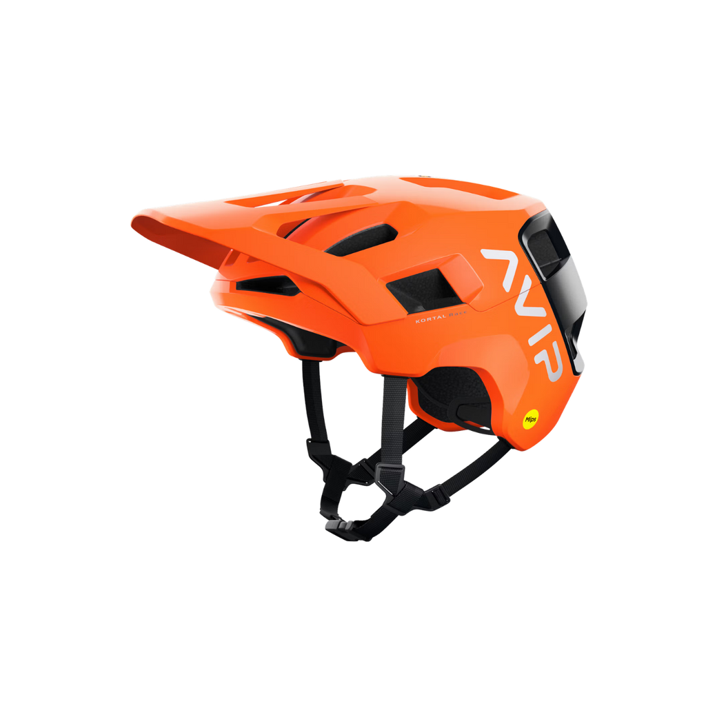 POC Kortal Race MIPS MTB Helmet - Fluorescent Orange AVIP/Uranium Black Matt