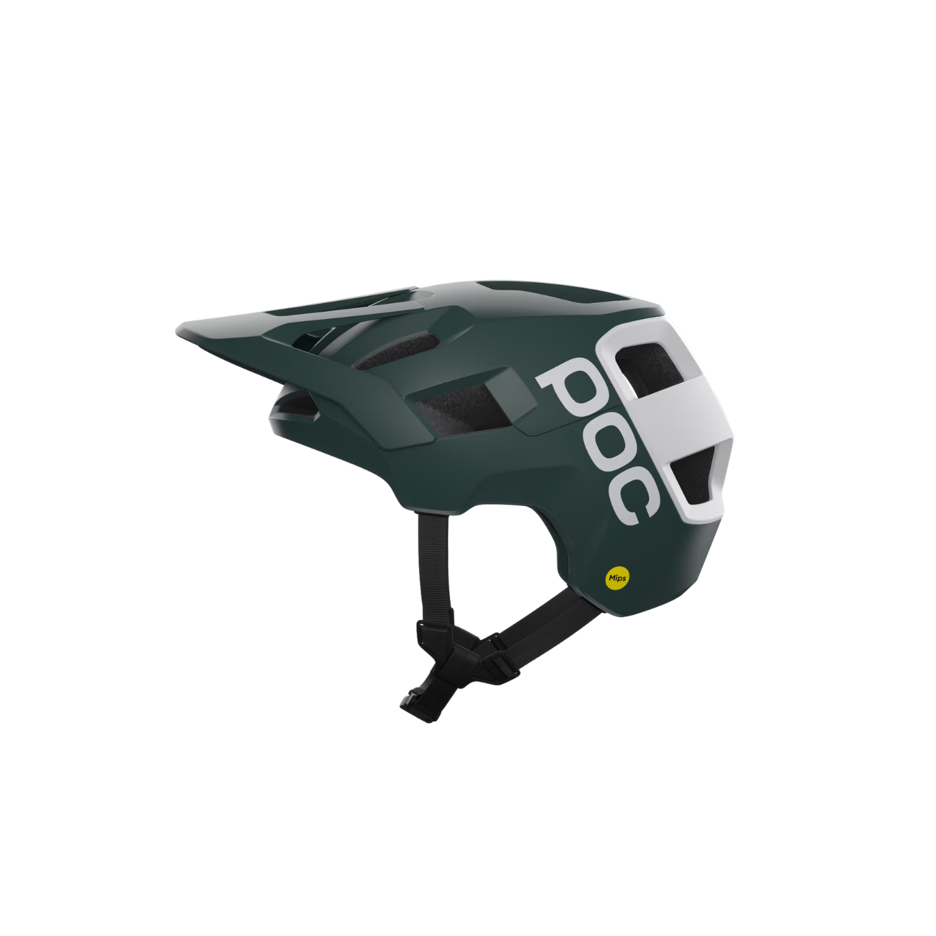 POC Kortal Race MIPS MTB Helmet - Pargasite Green Matt/Hydrogen White Matt
