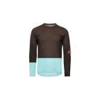POC Men's Motion Air Long Sleeves MTB Jersey - Bronzite Brown/Lazurite Blue