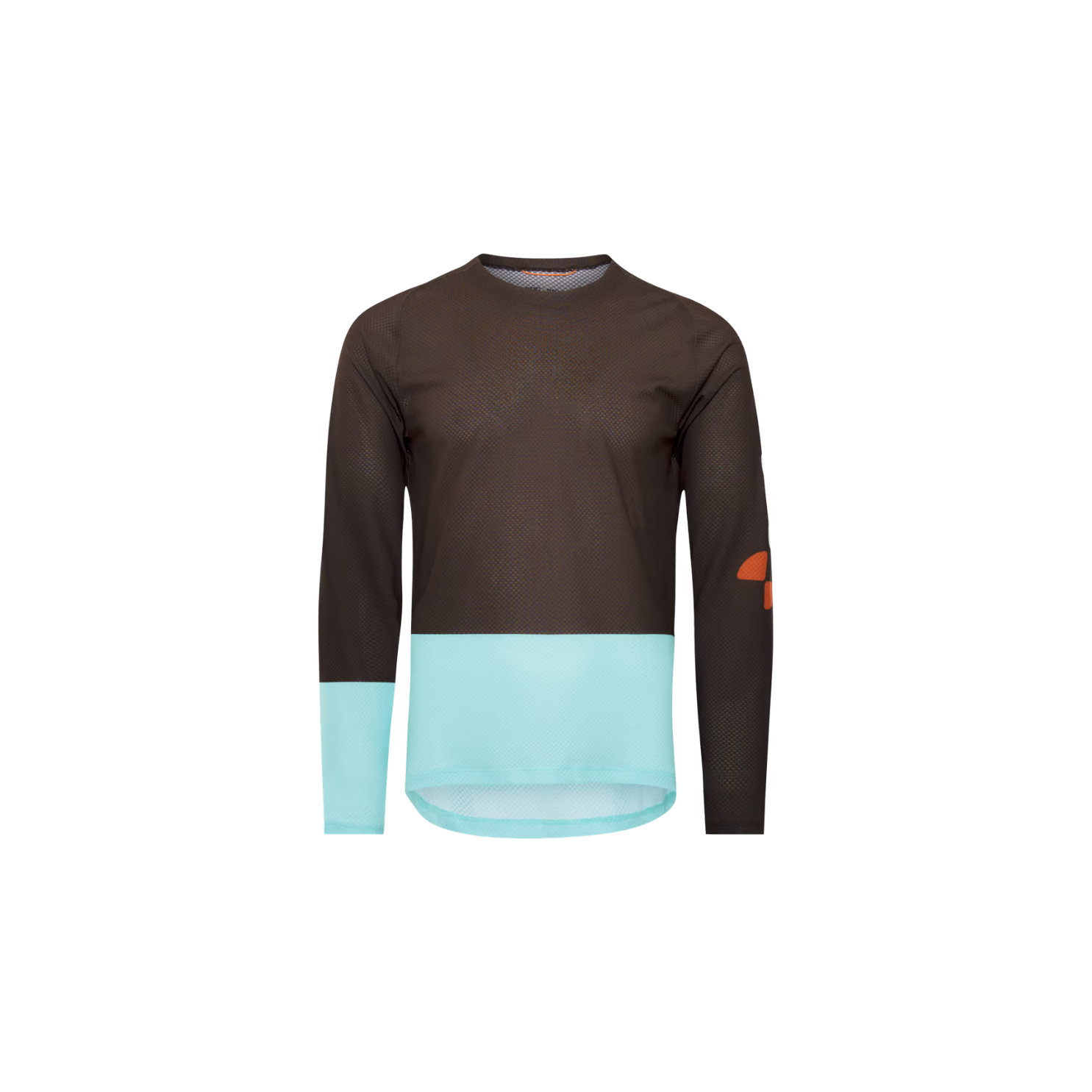POC Men's Motion Air Long Sleeves MTB Jersey - Bronzite Brown/Lazurite Blue