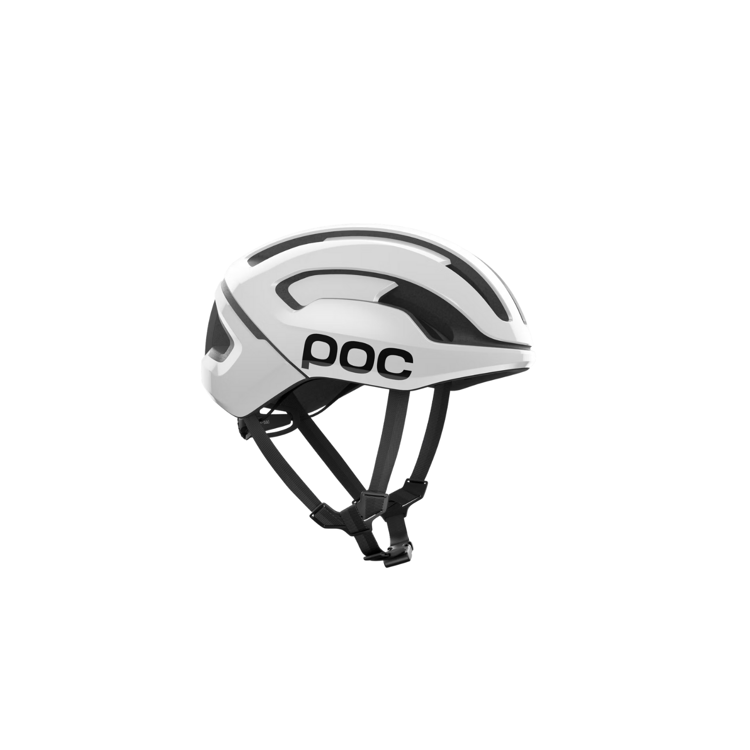 POC Omne Air MIPS - Hydrogen White/Uranium Black Matt w. Logo