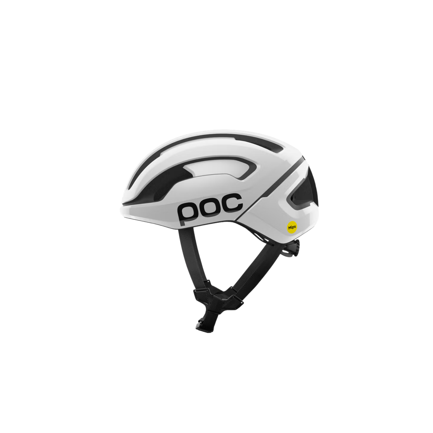 POC Omne Air MIPS - Hydrogen White/Uranium Black Matt w. Logo